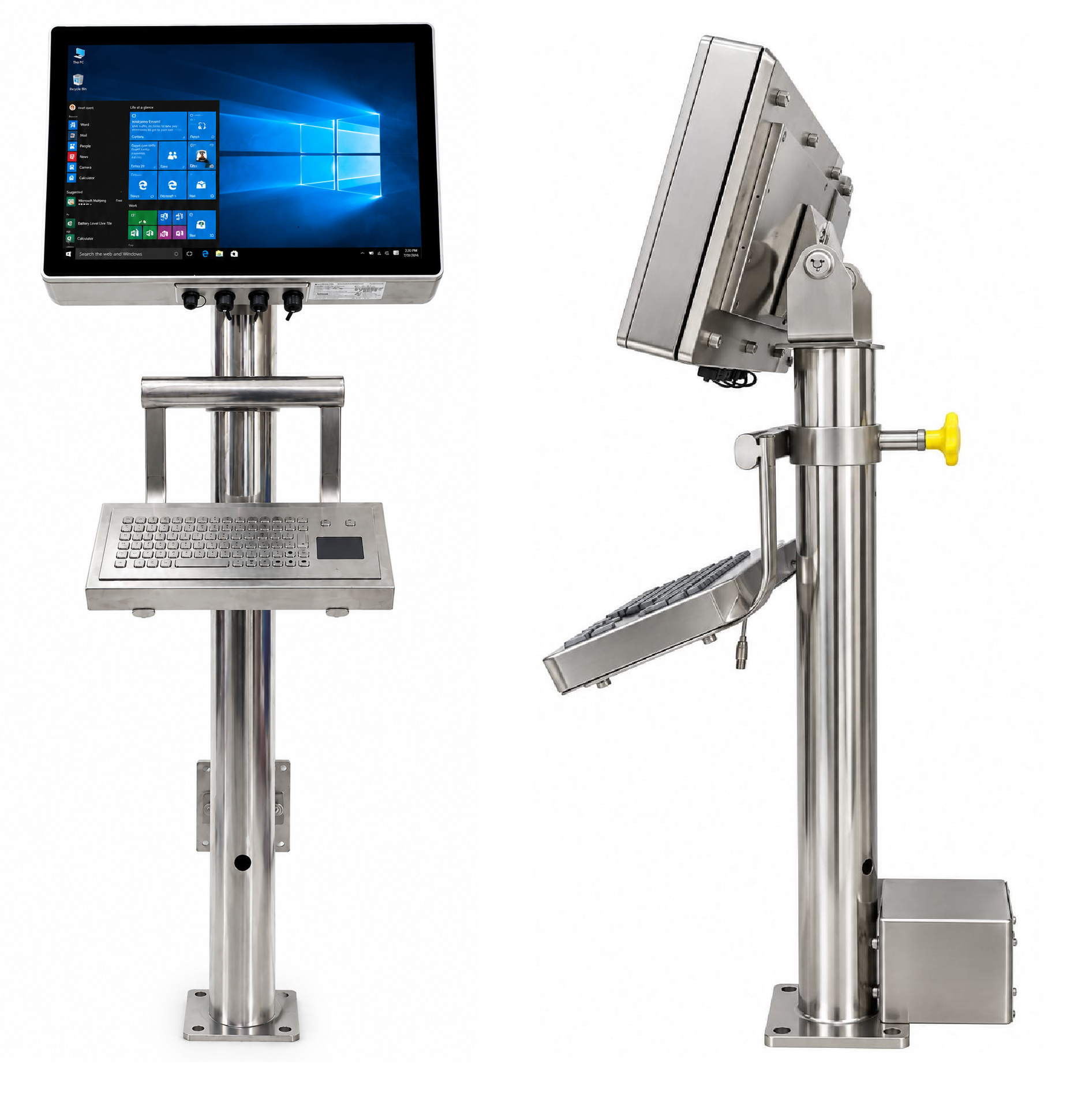 Industrial Grade SS FLOOR STAND with PC